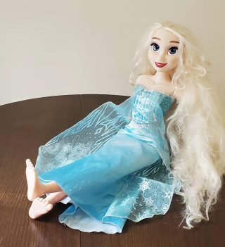Muñeca Elsa Frozen Disney 80 cm
