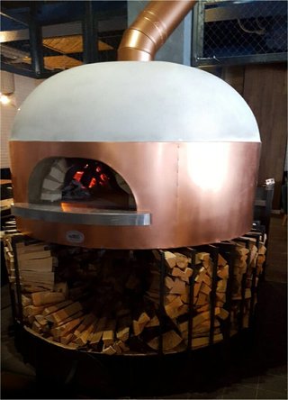 HORNO A LEÑA/GAS NAPOLI 1100 CUPOLA MOSAICO
