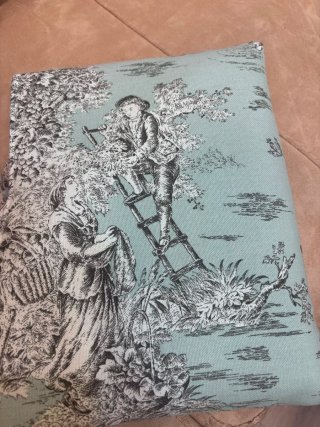Funda para libro con diseño Toile de Jouy