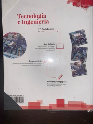 Tecnología e ingeniería, 2 bachillerato