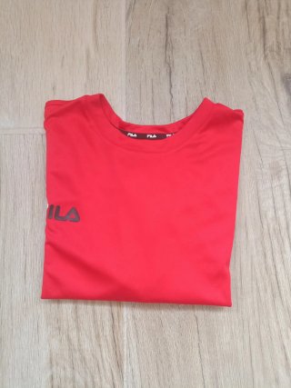 Camiseta Fila Roja y Blanca talla 10