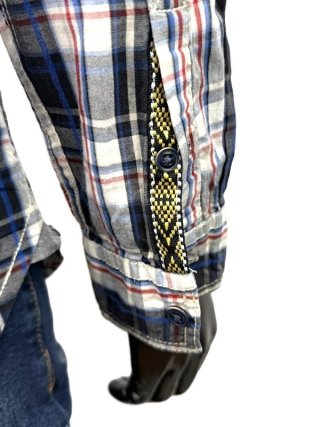 Tommy Hilfiger Denim Camicia Uomo L Cotone Quadri