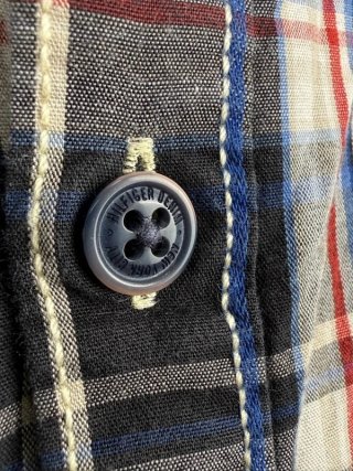 Tommy Hilfiger Denim Camicia Uomo L Cotone Quadri