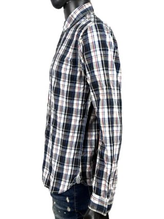 Tommy Hilfiger Denim Camicia Uomo L Cotone Quadri