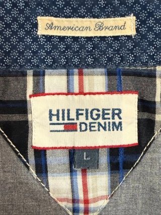 Tommy Hilfiger Denim Camicia Uomo L Cotone Quadri