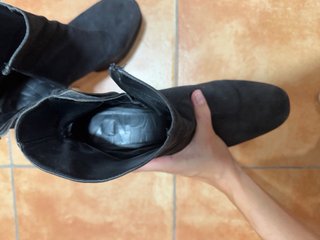 Botín plataforma Zara negro