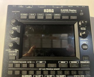 Korg Kaoss Replay Sampler y Multiefectos