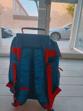Mochila de carro Totto con diseño de tigre