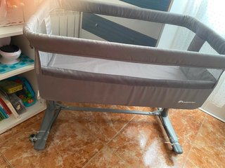 Minicuna colecho Bebeconfort gris