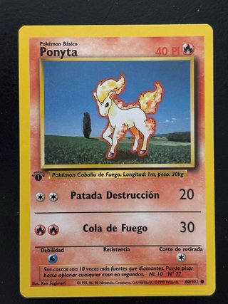 Lote 4 Cartas Pokémon: Sandshrew, Caterpie, Ponyta