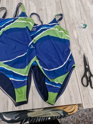 Bañadores Safa Horta Azul y Verde