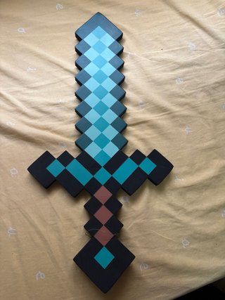 Espada Minecraft Diamante