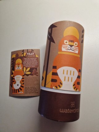 Borraccia Waterdrop e zainetto Tigre