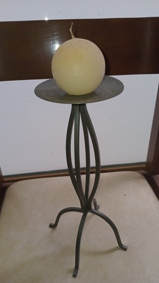 Vela esférica de mesa