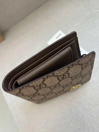 Cartera Gucci Marrón y Dorada