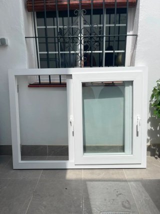 Ventana corredera PVC Cortizo Blanca