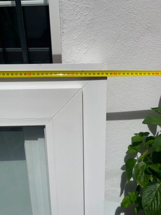 Ventana corredera PVC Cortizo Blanca