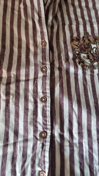Pijama Harry Potter Rayas Marrón/Blanco