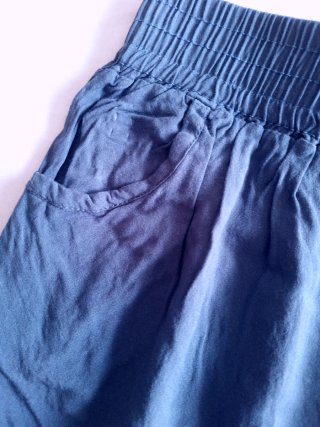 3 Pantalones cortos florales azul y blanco
