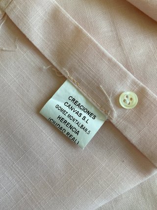 Camisa Vintage D'Anta Rosa Palo Manga Corta XL Men