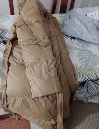 Abrigo camel midi