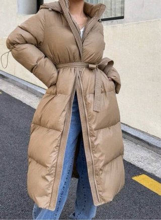 Abrigo camel midi