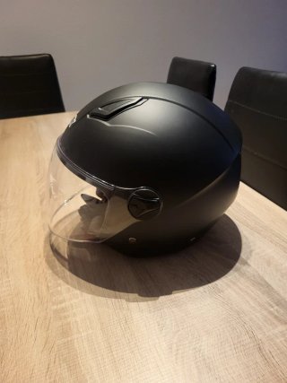 Casco Moto Jet UNIK Astro Negro