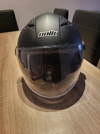 Casco Moto Jet UNIK Astro Negro