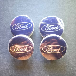 TAPABUJES FORD 54mm AZUL - EMBLEMA LLANTAS FORD