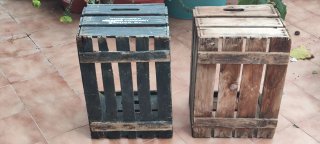 Cajón de madera OAT'S & C Milling Company