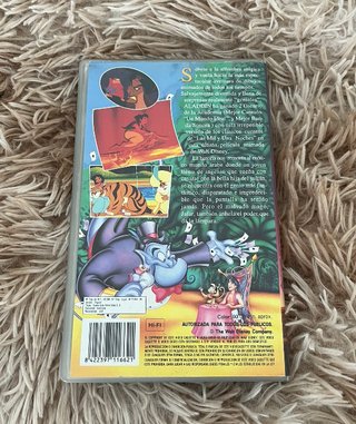 Pelicula Aladdin VHS Disney
