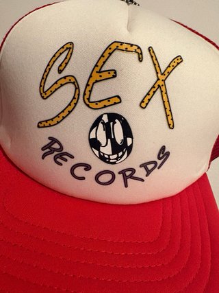 Gorra Trucker Chrome Hearts Roja y Blanca