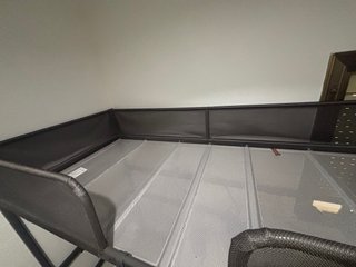 Cama alta metálica 90x200cm