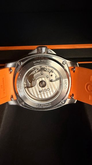 Mido Multifort Big Date Reloj Automático Naranja