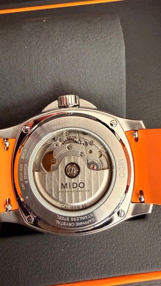 Mido Multifort Big Date Reloj Automático Naranja
