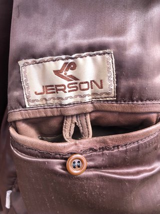 Cazadora Piel Vintage Marrón