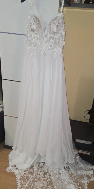 Vestido de Novia Talla S Encaje