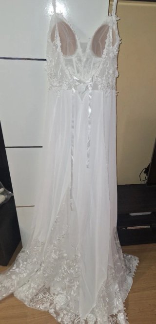 Vestido de Novia Talla S Encaje