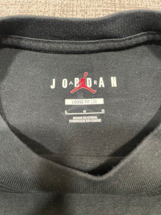 Camiseta Jordan Original Negra Talla M