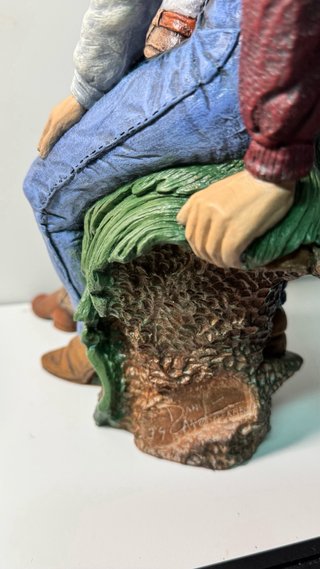 Figura de pareja de barro