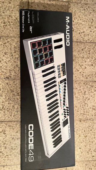 Teclado MIDI M-Audio Code 49 Blanco