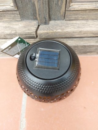Lámpara Solar Exterior Metal