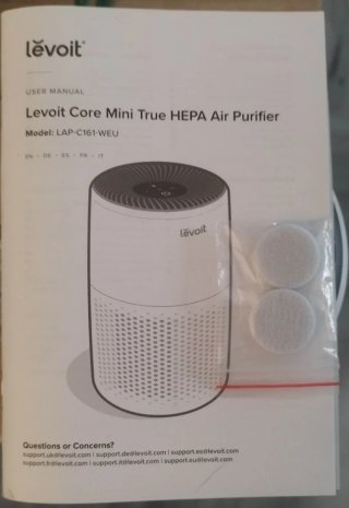 Purificador de aire Levoit con filtro EPA