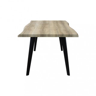 Tavolo da Pranzo Rovere 160x90cm Gambe in Metallo