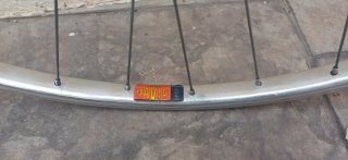 Rueda trasera tubular 36 radios