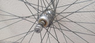 Rueda trasera tubular 36 radios