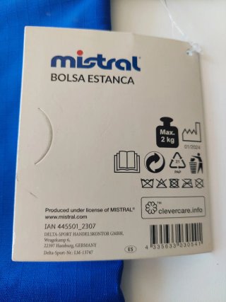 Bolsa Estanca Mistral 18L Azul