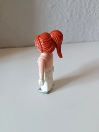 Playmobil Novia Pelirroja Vestido Blanco