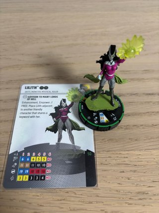 Heroclix Lilith - Deidad, Monstruo, Místico