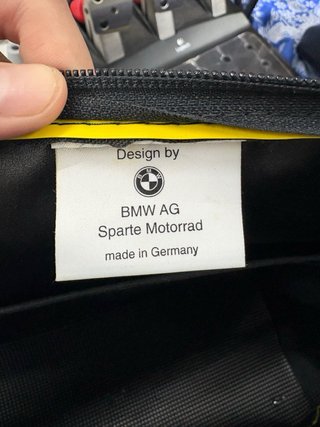 Bolsas BMW Negras con ribete amarillo